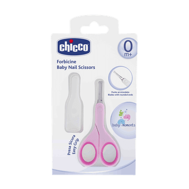 Chicco Ножницы детские с закругленными концами Розовый 0+