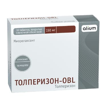 Толперизон-OBL 150 мг таблетки 30 шт