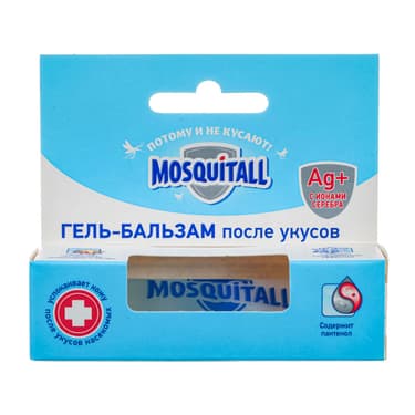 Mosquitall Скоря помощь Гель-бальзам после укусов 10 мл