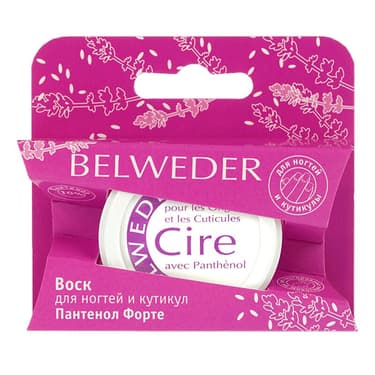 Belweder Воск для ногтей и кутикул пантенол форте 6 г