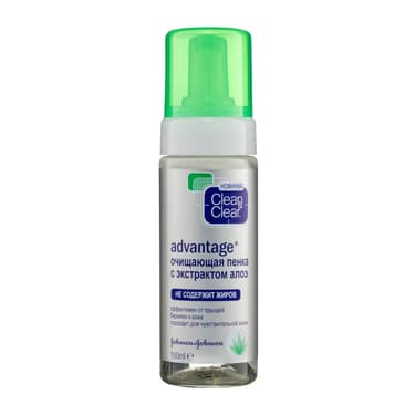 Clean&Clear Advantage Пенка очищающая с экстрактом алоэ 150 мл
