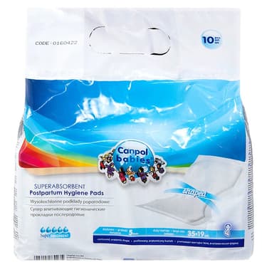 Canpol Babies Прокладки послеродовые супервпитывающие 10 шт