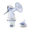 Chicco Natural Feeling Молокоотсос ручной с бутылочкой