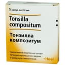 Тонзилла композитум раствор гомеопатический для инъекций 2,2 мл 5 шт