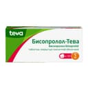 Бисопролол-Тева 5 мг таблетки 50 шт