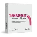 Милдронат 100 мг/мл раствор для инъекций 10 мл 5 шт