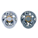 Bibs Colour Пустышка латексная с 6 месяцев Dusty Blue 2 шт
