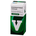 Бриллиантовый зеленый 1% раствор для наружного применения спиртовой с лопаткой 10 мл