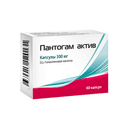Пантогам Актив 300 мг капсулы 60 шт