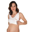 RelaxMaternity Топ для кормления грудью без швов и застежек размер XL Белый