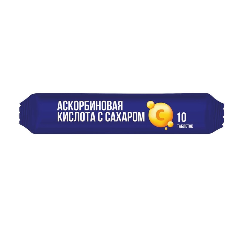 PL Аскорбинка с сахаром таблетки жевательные 10 шт