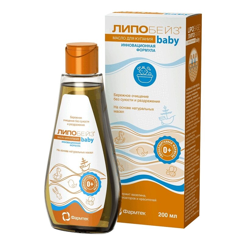 Липобейз Baby Масло детское для купания 0+ 200 мл