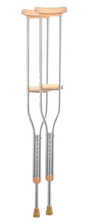 B.Well Ortho Костыли подмышечные телескопические алюминевые WR-311 размер M на рост 160-180 см