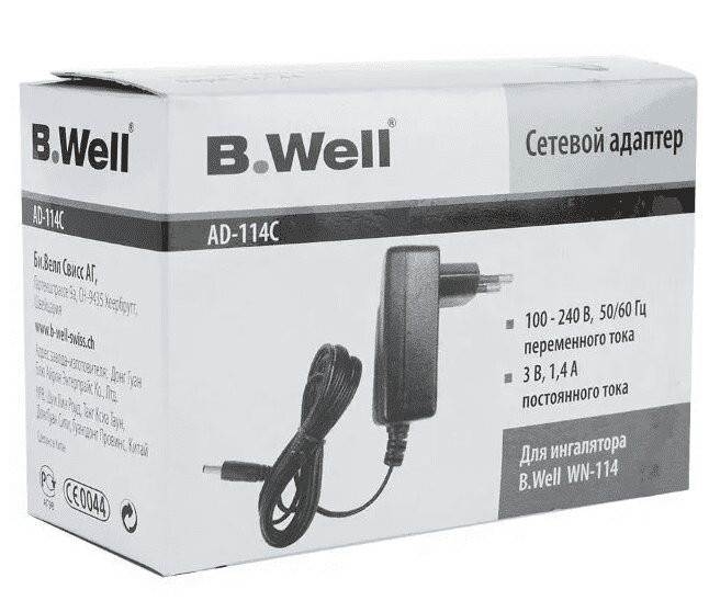 B.Well Сетевой адаптер для ингалятора AD-114C