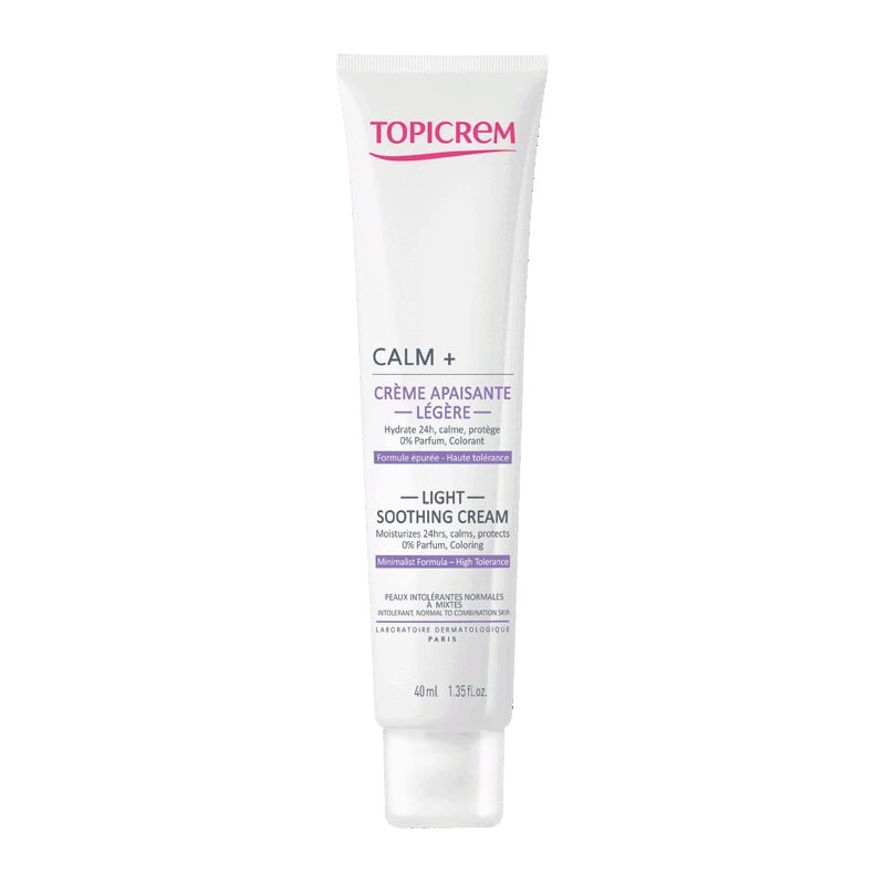 Topicrem Calm+ Крем для лица легкий успокаивающий 40 мл