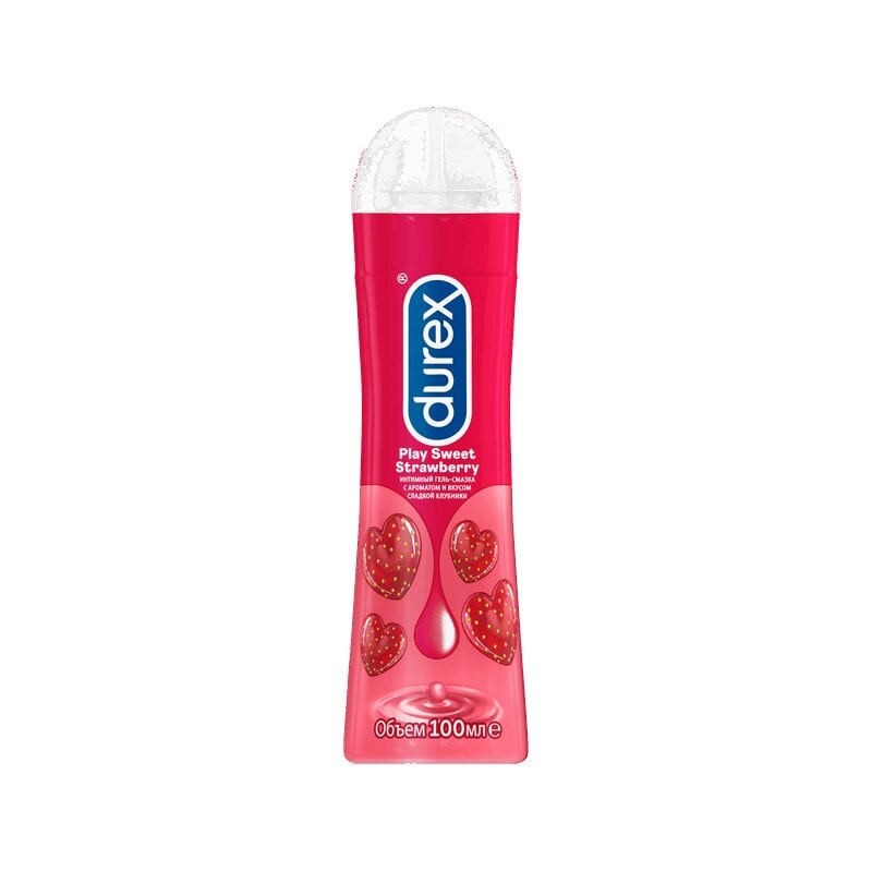 Durex Play Sweet Strawberry Гель-смазка с ароматом и вкусом сладкой клубники 100 мл