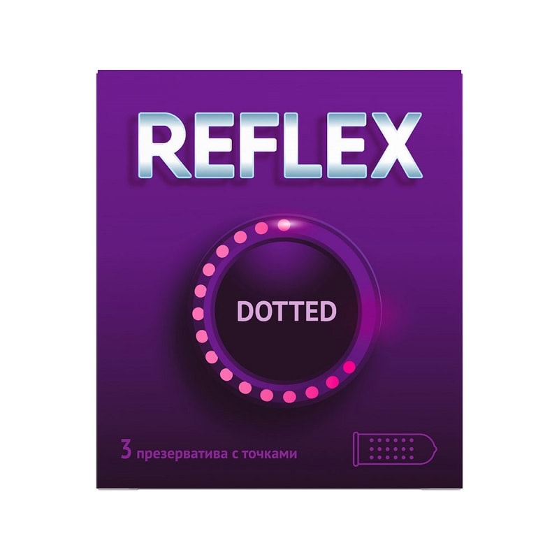 Reflex Dotted Презервативы с точками 3 шт