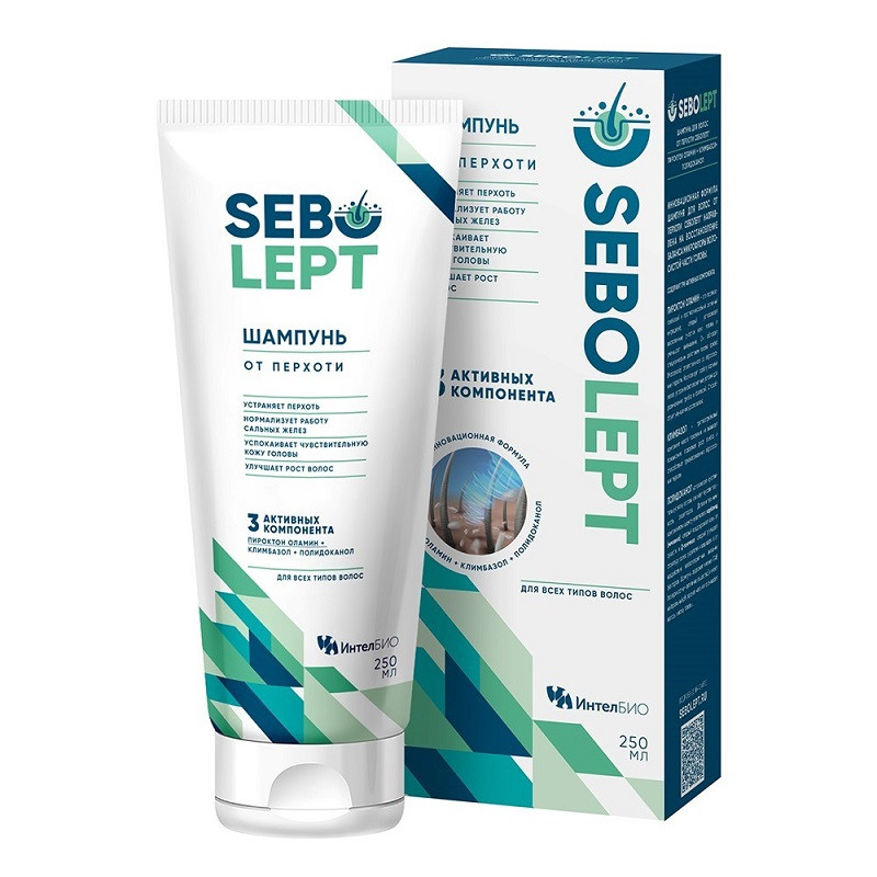 SEBOLEPT Шампунь от перхоти 250 мл