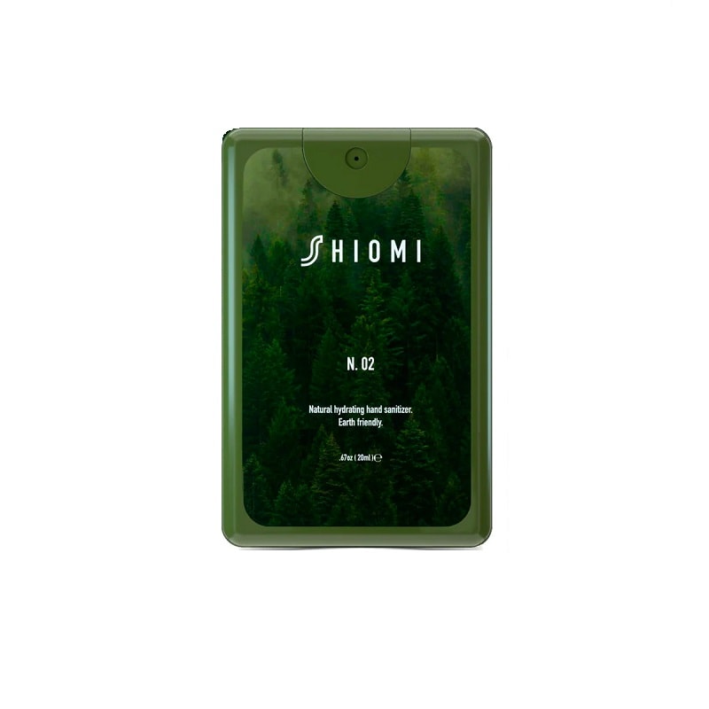 Shiomi N.02 Спрей-лосьон для рук Кедр-Шафран-Мускатный орех 20 мл