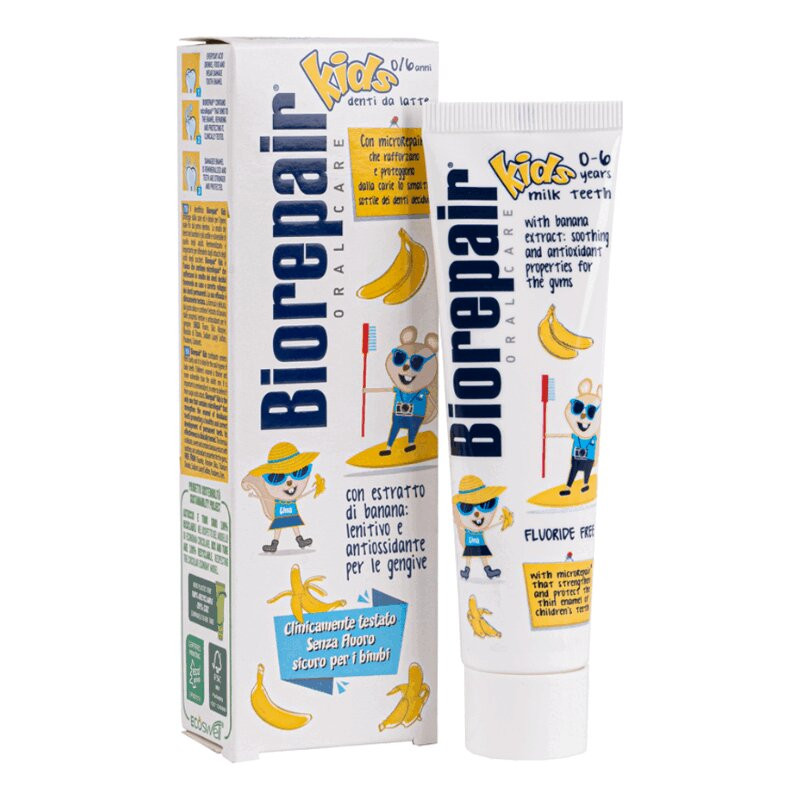 Biorepair Kids Зубная паста для детей 0-6 лет Банан 50 мл