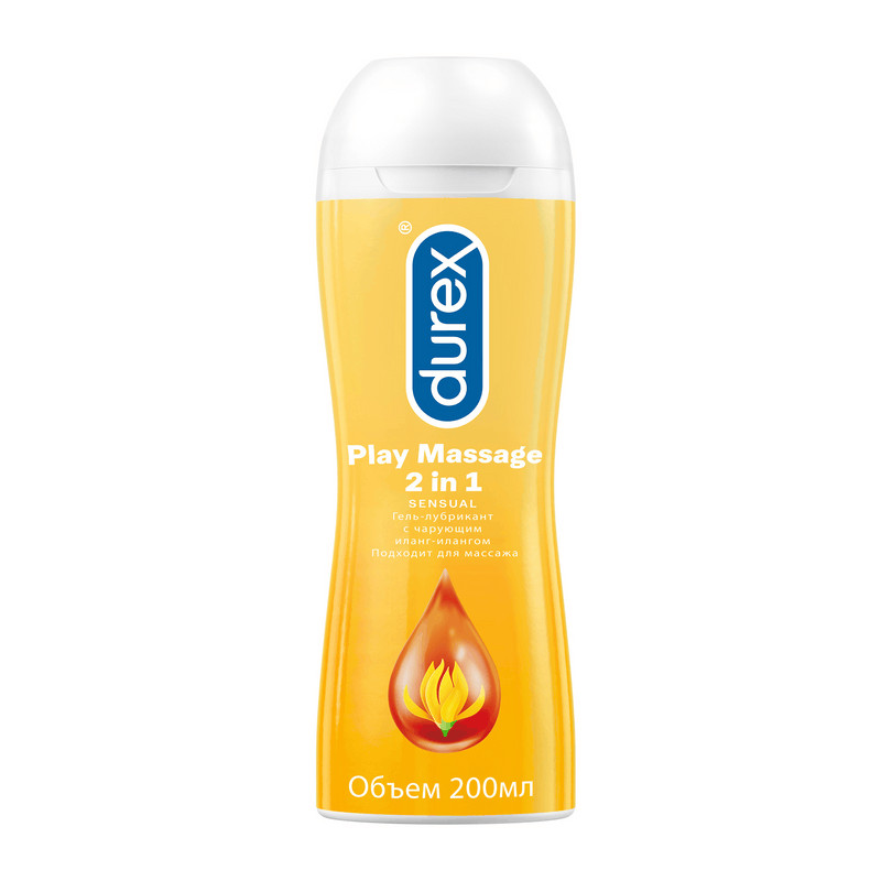 Durex Play Massage 2в1 Sensual Гель-лубрикант с чарующим иланг-илангом 200 мл