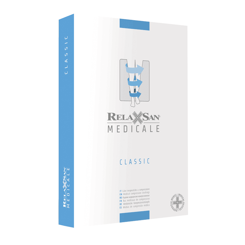 Relaxsan Medicale Колготки компрессионные с открытым носком Classic 2 класс компрессии размер 4 Телесные