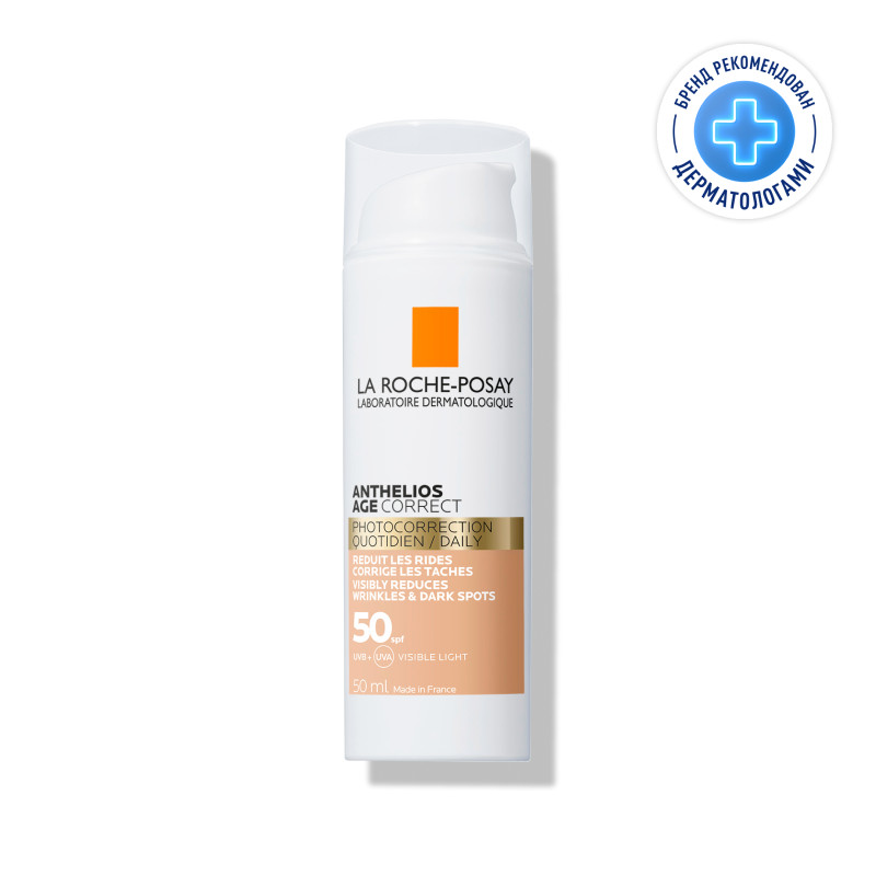 La Roche-Posay Anthelios СС-крем солнцезащитный для лица антивозрастной SPF 50 50 мл