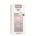 Bibs Infinity Пустышка анатомическая силиконовая с 6 месяцев Blossom-Dusky Lilac 2 шт