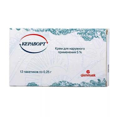 Кераворт 5% крем для наружного применения пакетики 12 шт