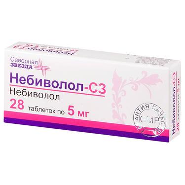 Небиволол-СЗ 5 мг таблетки 28 шт