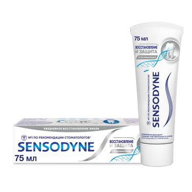 Sensodyne Зубная паста отбеливающая Восстановление и защита 75 мл