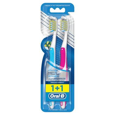 Oral-B 40 Про-Эксперт ЭкстраЧистка Щетка зубная 1+1 шт средняя