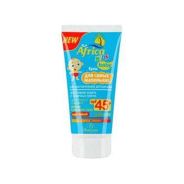 Africa Kids Крем солнцезащитный для самых маленьких SPF 45+ 50 мл
