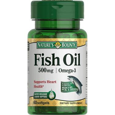 Nature's Bounty Рыбий Жир 500 мг Омега-3 капсулы 60 шт