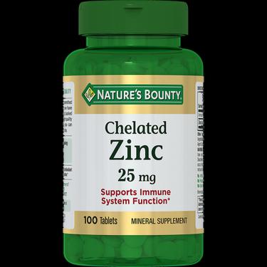 Nature's Bounty Хелат Цинка 25 мг таблетки 100 шт
