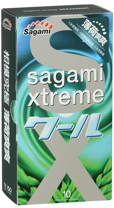 Sagami Экстрим Презервативы с ароматом мяты 10 шт
