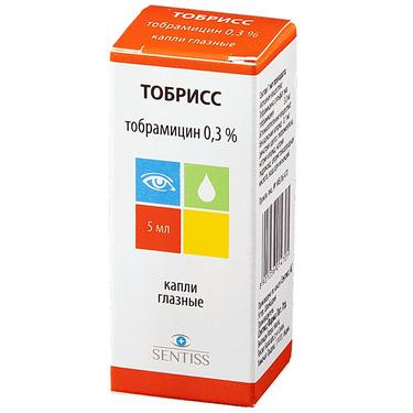 Тобрисс 0,3% капли глазные 5 мл