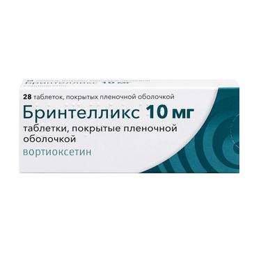 Бринтелликс 10 мг таблетки 28 шт
