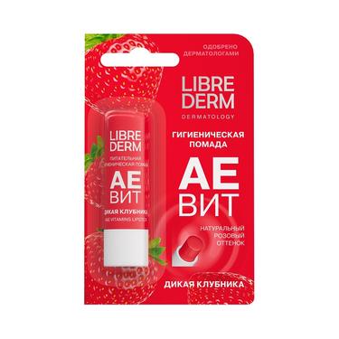 Librederm АЕВИТ Помада гигиеническая питательная Дикаяч клубника 4 г