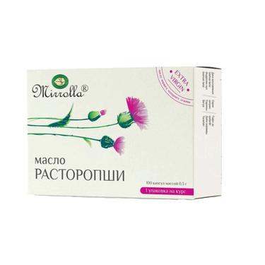 Mirrolla Расторопши масло капсулы 100 шт