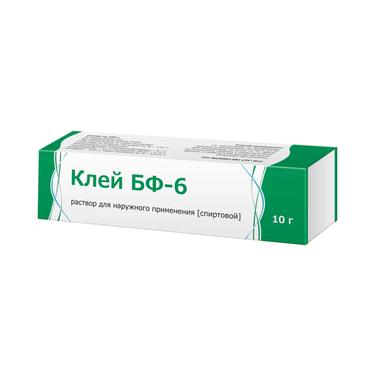 Клей БФ-6 раствор спиртовой для наружного применения 10 г