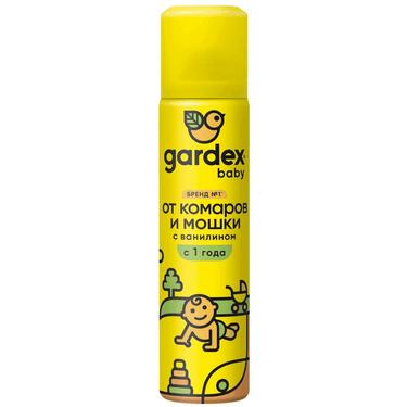 Gardex Baby Аэрозоль от комаров и мошки с ванилином для детей с 1 года 80 мл