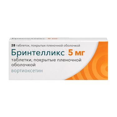 Бринтелликс 5 мг таблетки 28 шт
