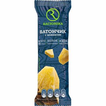 Racionika Диет Батончик глазированный 60 г Ананас