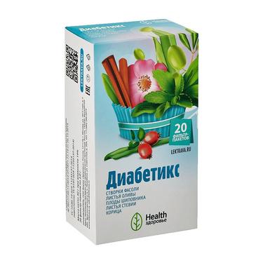 Диабетикс фиточай фильтр-пакеты 2 г 20 шт