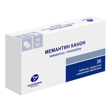 Мемантин Канон 10 мг таблетки 30 шт