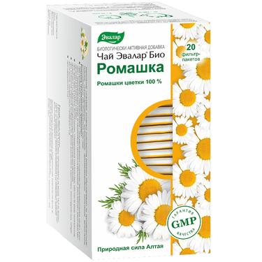 Эвалар Био Чай Ромашка фильтр-пакеты 1,2 г 20 шт