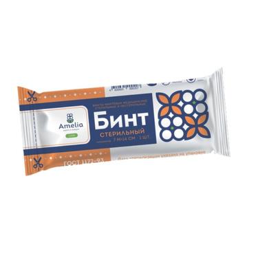 Амелия Бинт марлевый медицинский стерильный 7 м х 14 см