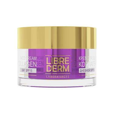 Librederm Коллаген Крем дневной для восстановления сияния и ровного цвета кожи SPF 15 50 мл