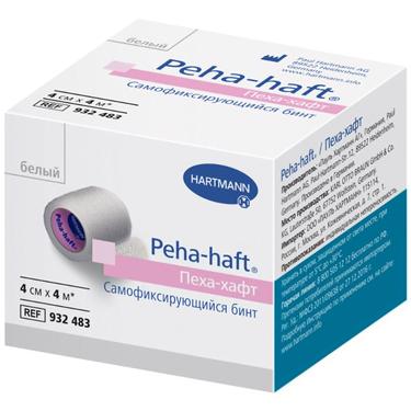 Пеха-хафт Бинт эластичный самофиксирующийся 4 см х 4 м  Белый 1 шт